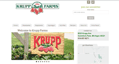 Desktop Screenshot of kruppfarms.com
