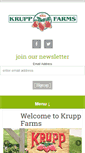 Mobile Screenshot of kruppfarms.com